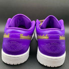 Luxurious Purple and Gold Zebra Stripe Pattern Custom Air Jordan 1-shecustomize