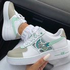 Mint And Beige Rick Cartoon Custom Air Force 1-shecustomize