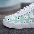 Mint Floral Custom Air Force 1-shecustomize