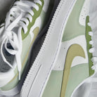 Mint Green Olive Green Custom Air Force 1-shecustomize