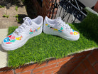 Multi - colored Drip Pattern Custom Air Force 1-shecustomize