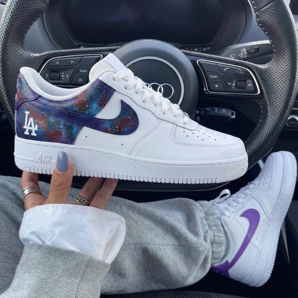 Multicolor Galaxy LA Custom Air Force 1-shecustomize