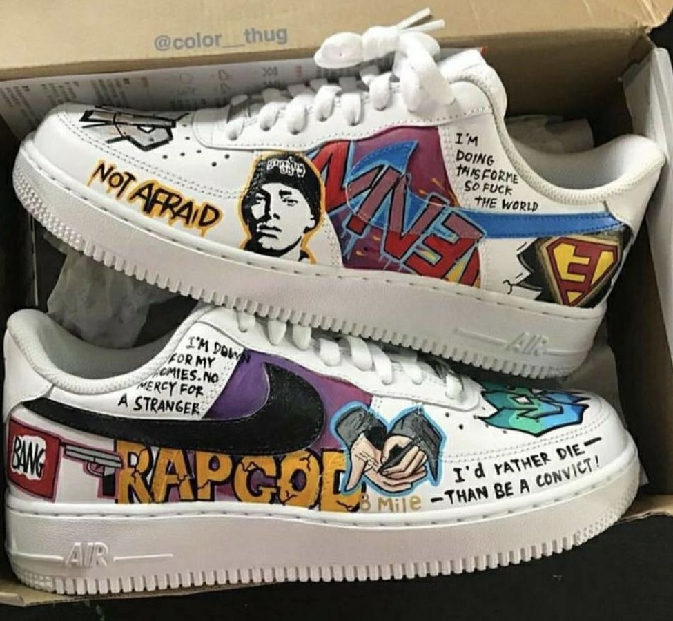 Multicolor Graffiti Custom Air Force 1-shecustomize