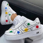 Multicolor Splash Custom Air Force 1-shecustomize
