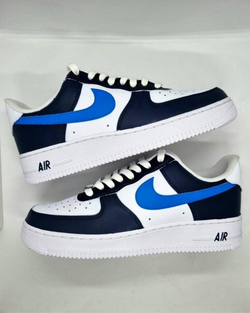 Navy Blue Custom Air Force 1-shecustomize