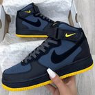 Navy Yellow Custom Air Force 1-shecustomize