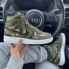 Olive Camo Custom Air Jordan 1-shecustomize