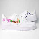 One Piece Pink Green Custom Air Force 1-shecustomize