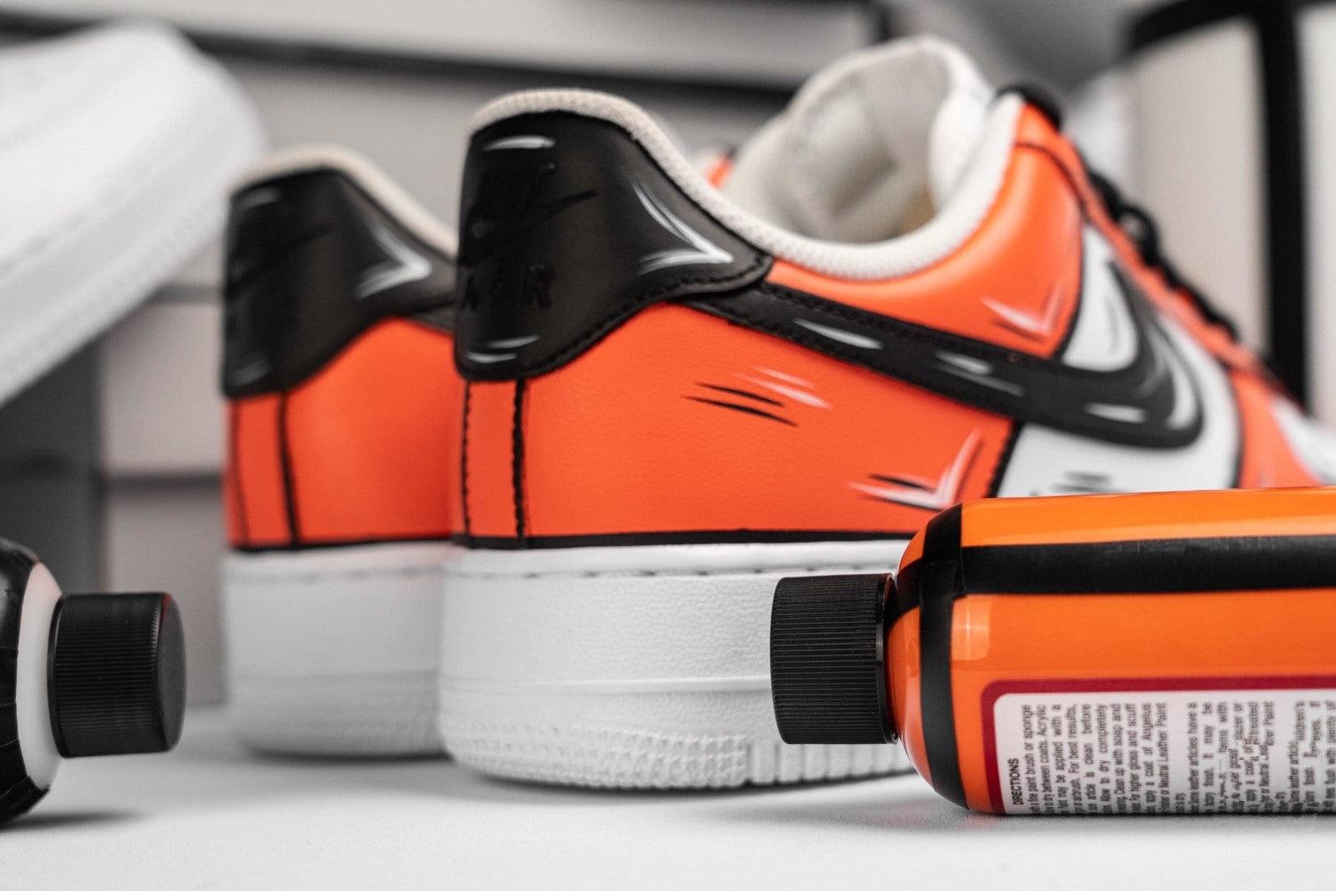 Orange Cartoon Custom Air Force 1-shecustomize