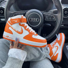 Orange Flame Custom Air Force 1-shecustomize