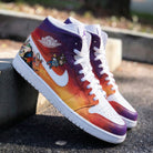 Orange Purple Cartoon Custom Air Jordan 1-shecustomize