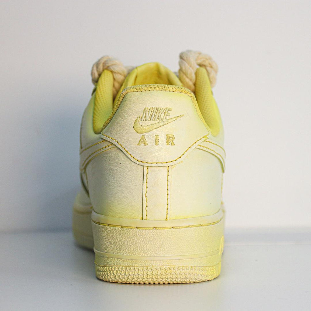Oxidation Yellowing Lemon Custom Air Force 1-shecustomize
