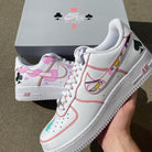 Pink Black Playing - Card Custom Air Force 1-shecustomize
