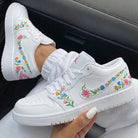 Pink Blue Orange Flower Butterflies Custom Air Jordan 1-shecustomize