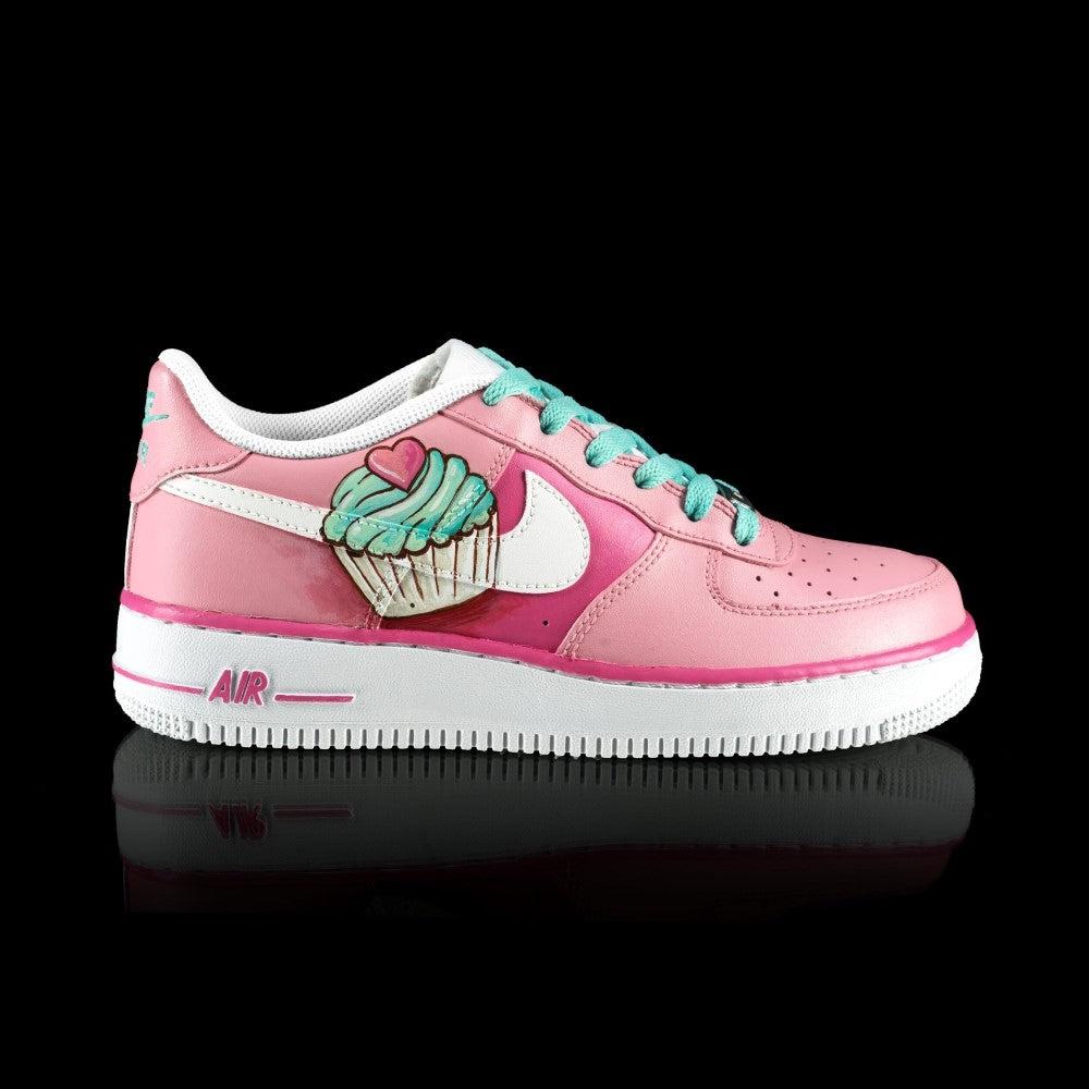 Pink Cake Custom Air Force 1🧁-shecustomize