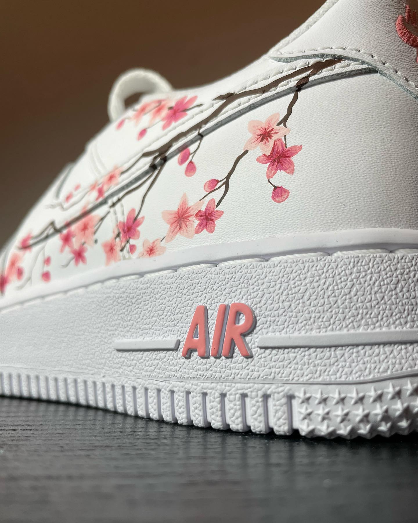 Pink Cherry Blossom Custom Air Force 1-shecustomize