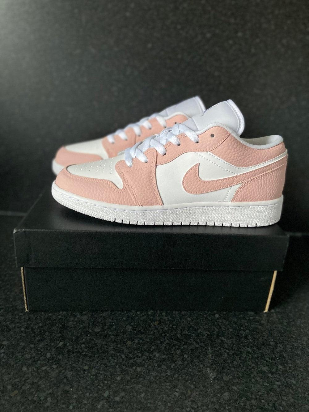 Pink Custom Air Jordan 1-shecustomize