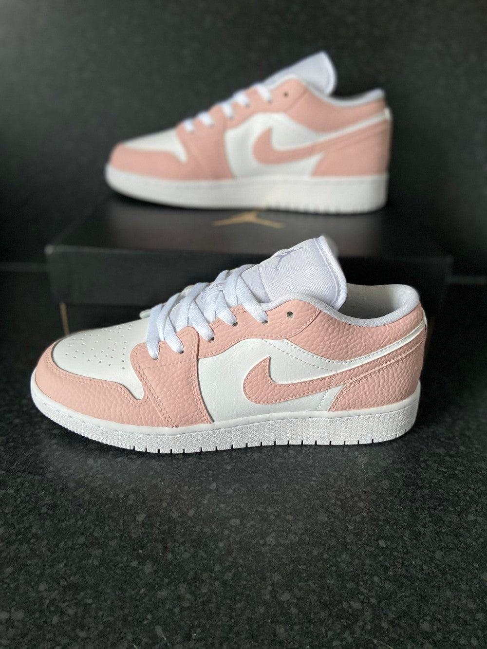 Pink Custom Air Jordan 1-shecustomize