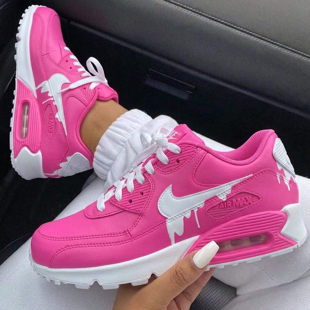 Pink Drip Custom Nike Air Max 90