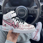 Pink Paisley Butterflies Custom Air Force 1-shecustomize
