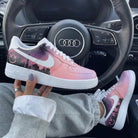 Pink Purple Gradient Starry City Custom Air Force 1-shecustomize