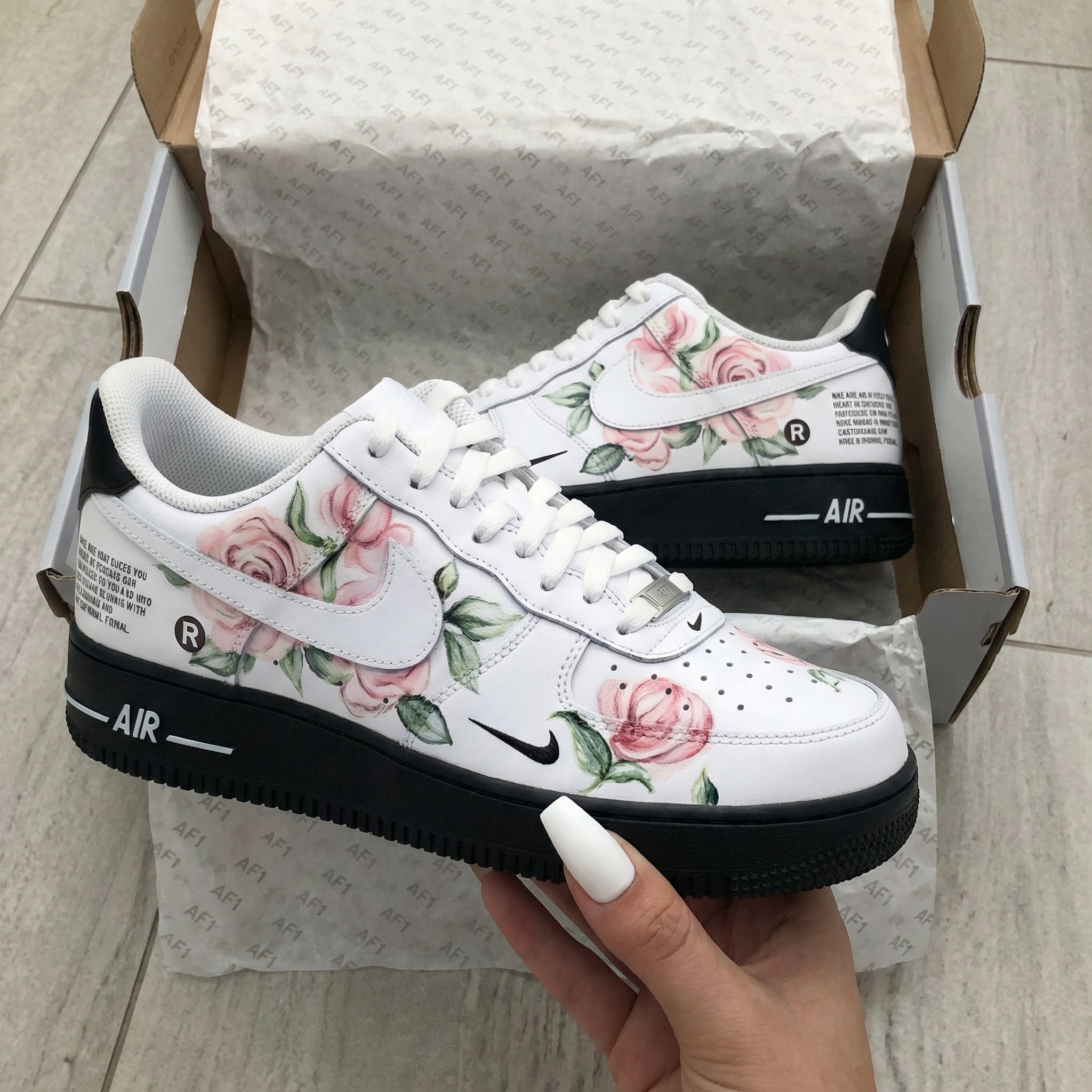Pink Rose Custom Air Force 1-shecustomize