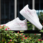 Pink Sakura Air Force 1s Custom Shoes Sneakers-shecustomize