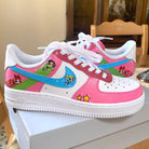 Pink White Cartoon Custom Air Force 1-shecustomize