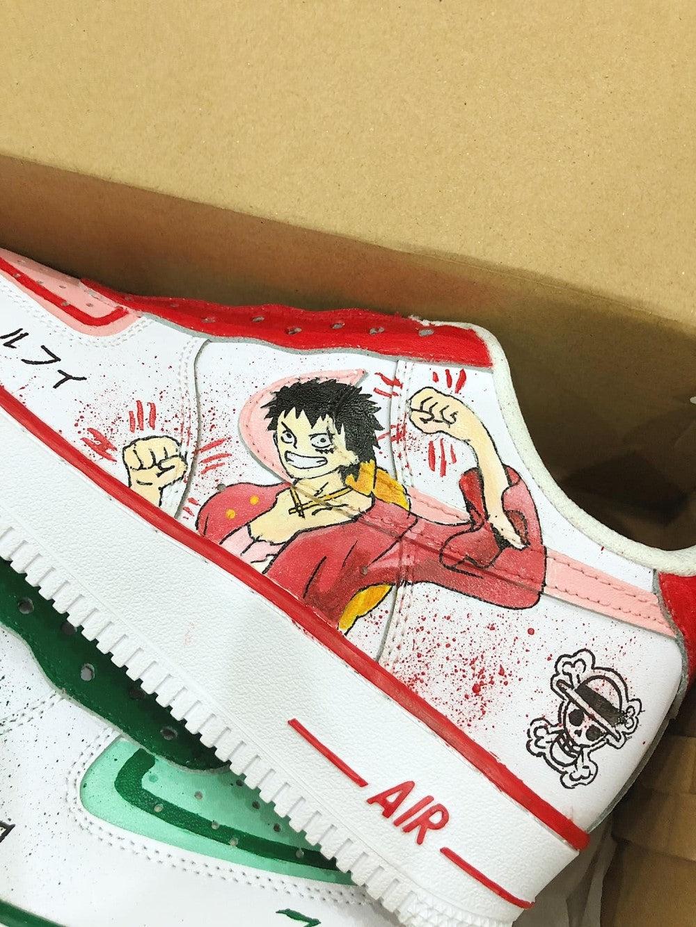 Pirates playing Luffy and Sauron Custom Air Force 1-shecustomize