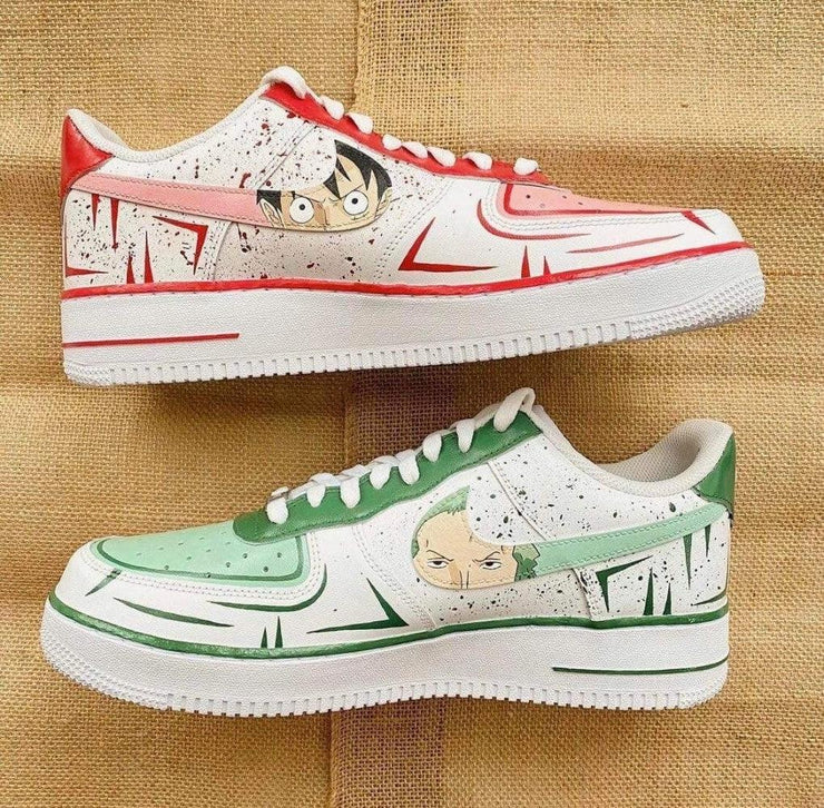 Pirates playing Luffy and Sauron Custom Air Force 1 – SHECUSTOMIZE