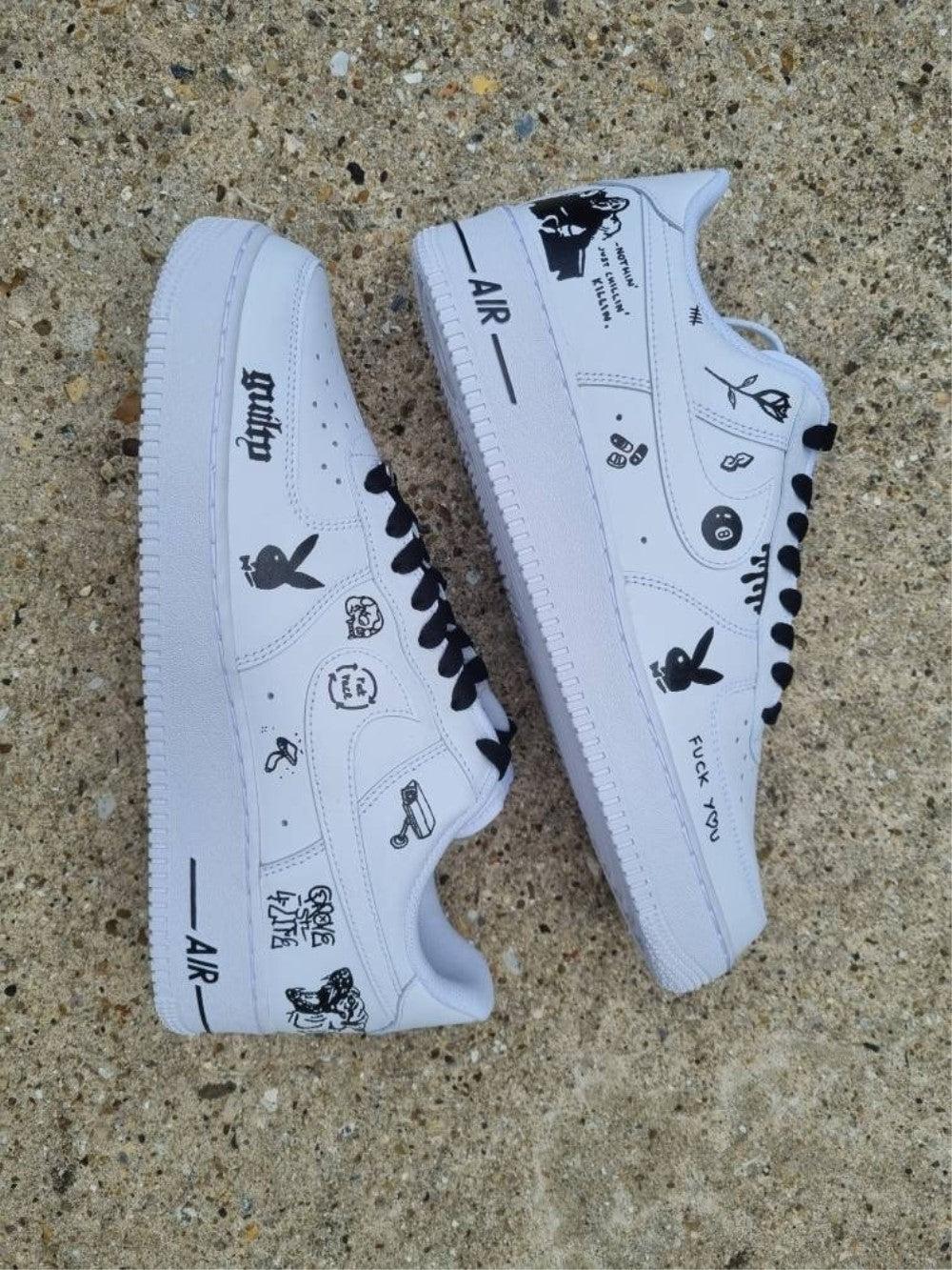 Playboy Custom Air Force 1 â SHECUSTOMIZE