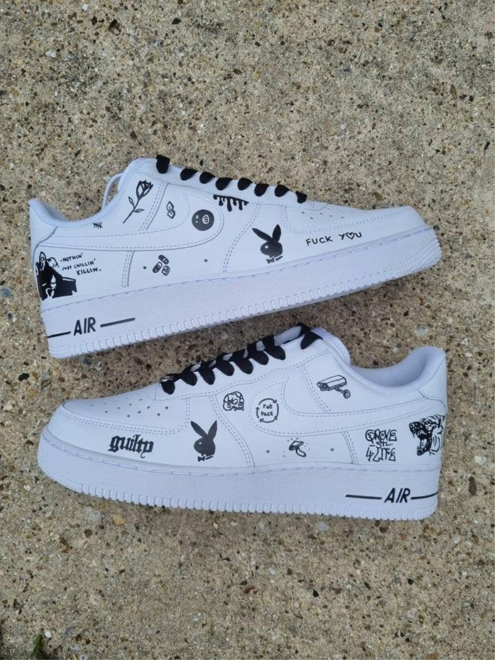 Playboy Custom Air Force 1 â SHECUSTOMIZE