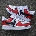 Playful Red Black Cartoon Custom Air Force 1-shecustomize
