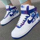 Purple Blue Rose Custom Air Force 1-shecustomize