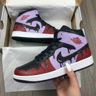 Purple Burgundy Drip Custom Air Jordan 1-shecustomize
