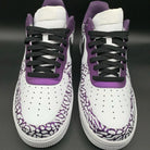 Purple Crackle Custom Air Force 1-shecustomize