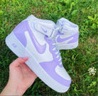 Purple Custom Air Force 1 Mid-shecustomize