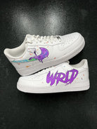 Purple Graffiti Custom Air Force 1-shecustomize