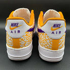 Purple Orange Crackle Custom Air Force 1-shecustomize