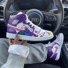 Purple Pink Cartoon Custom Air Jordan 1-shecustomize