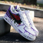 Purple Rose Graffiti Custom Air Force 1-shecustomize
