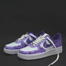 Purple Swirl Custom Air Force 1-shecustomize