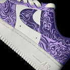 Purple Swirl Custom Air Force 1-shecustomize