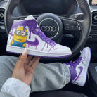 Purple White Minion Custom Air Jordan 1-shecustomize