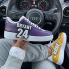 Purple Yellow Kobe 24 Custom Air Force 1-shecustomize