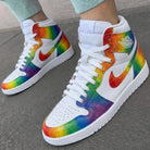Rainbow Custom Air Jordan 1-shecustomize