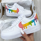 Rainbow Drip Custom Air Force 1-shecustomize