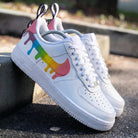 Rainbow Drip Custom Air Force 1-shecustomize