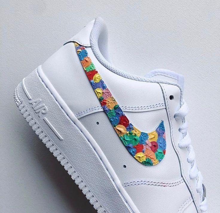 Rainbow Flower Custom Air Force 1-shecustomize