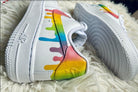 Raindow Drip Custom Air Force 1-shecustomize